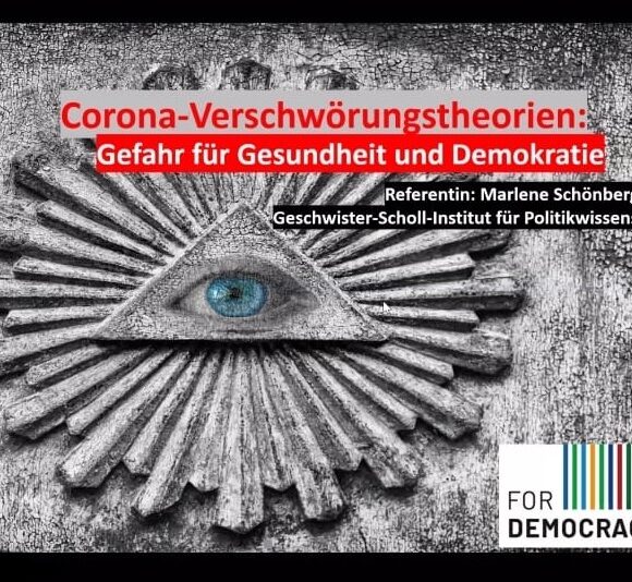 Online-Podiumsdiskussion über Corona-Verschwörungstheorien