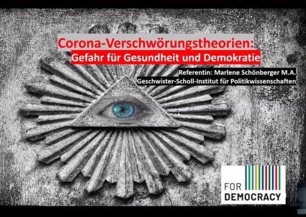 Online-Podiumsdiskussion über Corona-Verschwörungstheorien