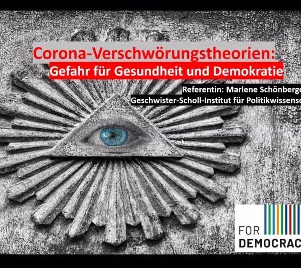 Online-Podiumsdiskussion über Corona-Verschwörungstheorien